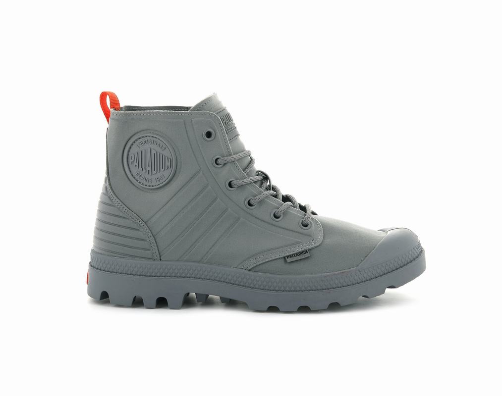 Palladium Pampa Amphibian Men's Boots Grey (CUNK97613)